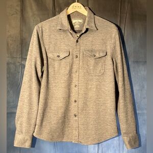 American Eagle Blue Long Sleeve Flannel Button Up Shirt Size Medium